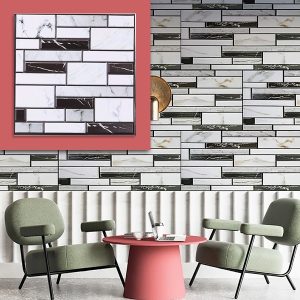 3D nálepky na stenu s mramorovým vzhľadom (10 ks) | MARBLEBLOCKS