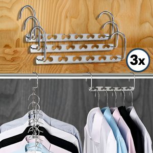 Oceľový stojan na oblečenie (3 ks) | SNAPHANG