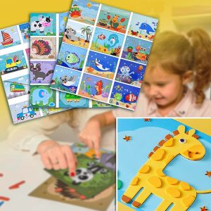 3D EVA penové nálepky (12 listov – opakovane použiteľné) | STICKYFUN