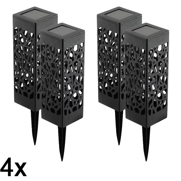 2x Dekoratívna solárna lampa (2 kusy) | GARDENIAS