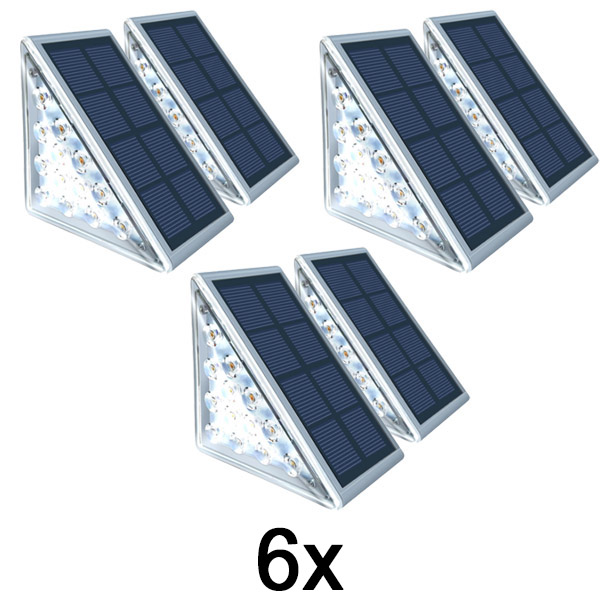 3x Vodotesná solárna lampa (2 ks) | LUMOSTEP