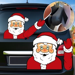 Nálepka na zadný stierač auta Santa Claus | SANTAWIPER