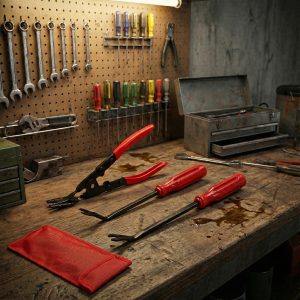 Sada nástrojov na demontáž panelových klipov do auta, 3 kusy | CLIPREM