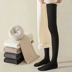 Štýlové termo pančuchy nad kolená | VIVISOCK