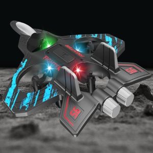 RC bojový dron v tvare stíhačky - LED, EPP pena, 2.4 GHz, na doma aj vonku | FLYTOR