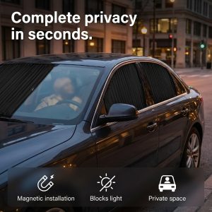 Súkromie a ochrana pred slnkom - 4 magnetické clony | CARSHADY