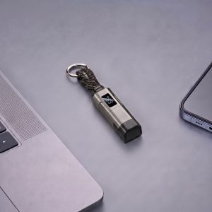 Prenosný kľúčenkový kábel s displejom | CHRGKEY